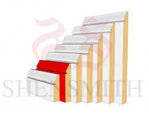 1898 MDF Skirting Board 94mm