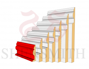 1914 MDF Skirting Board 68mm