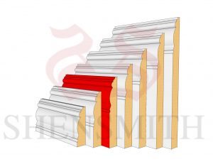 2305 MDF Skirting Board 119mm