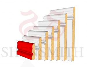 2513 MDF Skirting Board 68mm
