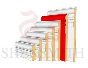 323 MDF Skirting Board 194mm