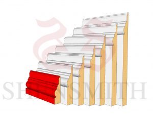 Antique MDF Skirting Board 68mm