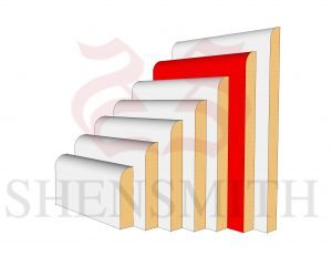 Bullnose MDF Skirting Board 194mm