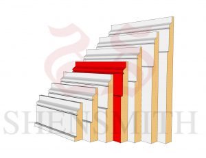 Hazel MDF Skirting Board 144mm