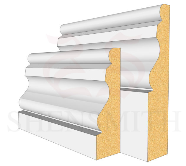 Ogee 2 MDF Skirting Board