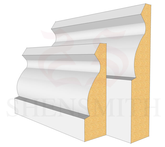 Ogee MDF Skirting Board