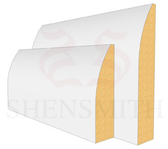 Round MDF Skirting Board