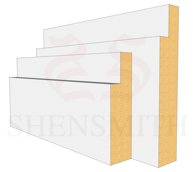 Step MDF Skirting Board