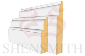 Lambs tongue classic Profile Skirting Board