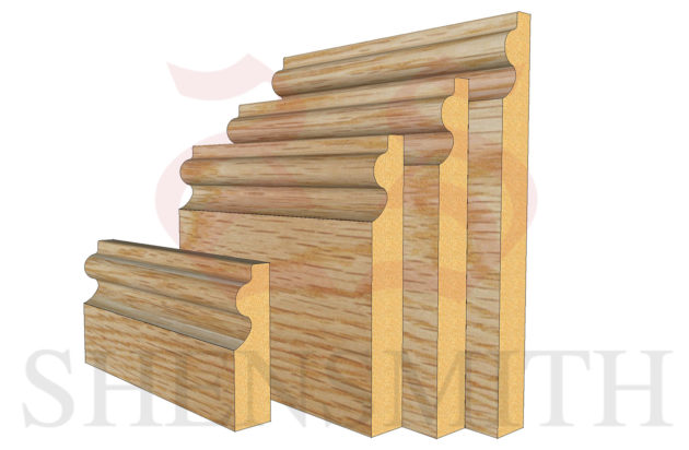 Torus Oak Veneered Skirting Board