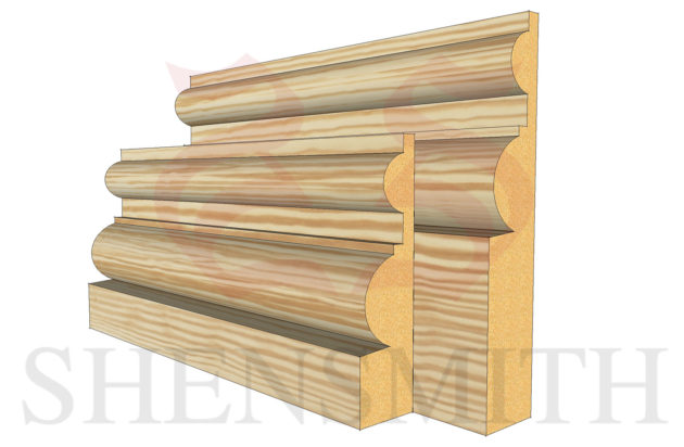 belmoral profile Pine Skirting Board