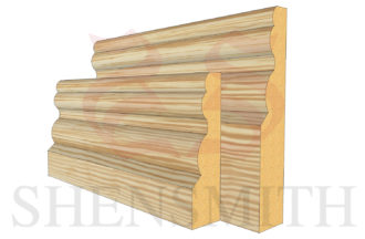 buckingham profile Pine Skirting Board