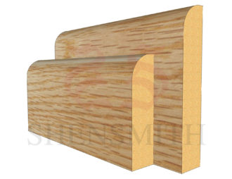 bullnose Oak Skirting Board