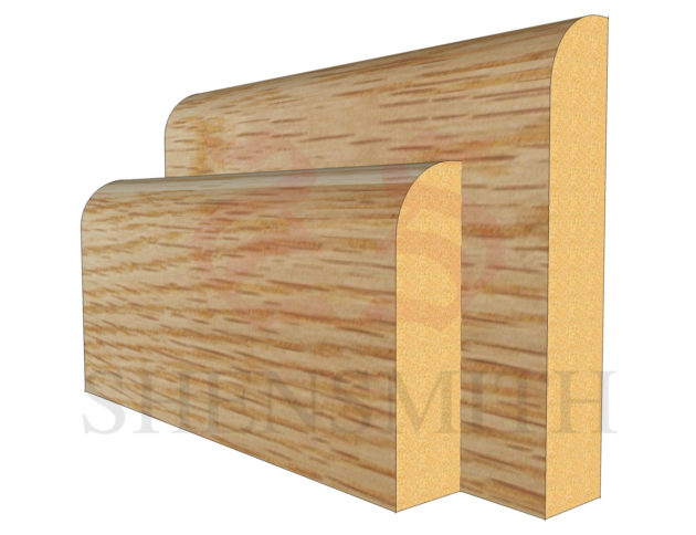 bullnose Oak Skirting Board