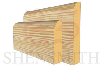 bullnose Pine Skirting Board