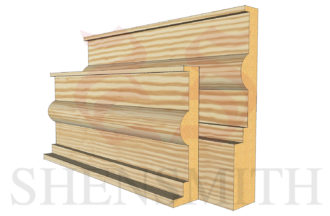 classic profile Pine Skirting Board