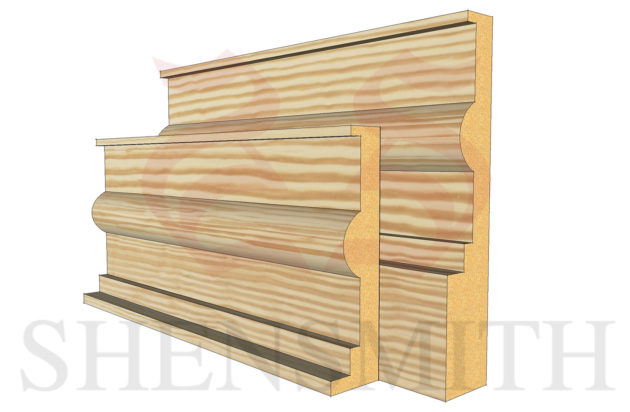 classic profile Pine Skirting Board