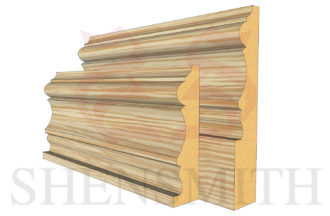 derby profile Pine Skirting Board