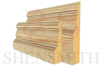 edwardian profile Pine Skirting Board