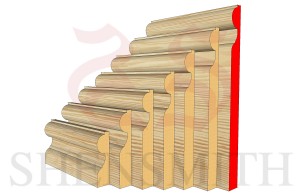 elegance 219mm Pine Skirting Board
