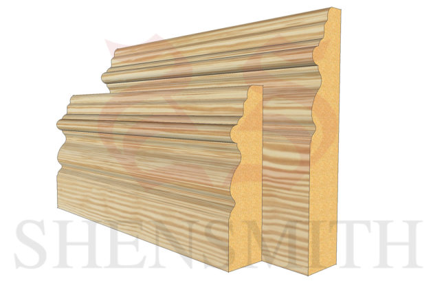 elizabethan profile Pine Skirting Board