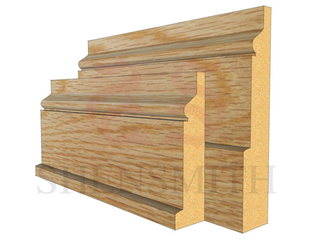 hazel Oak Skirting Board