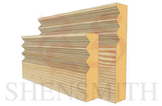 jazz 3 profile Pine Skirting Board