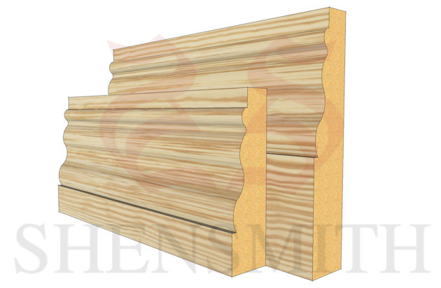 kensington profile Pine Skirting Board