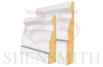 Large Ogee MDF Skirting Board