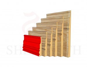 london 94mm Oak Skirting Board
