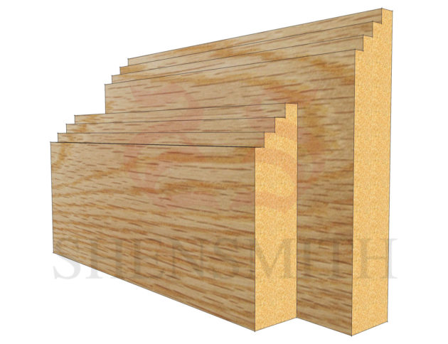 mini steps Oak Skirting Board