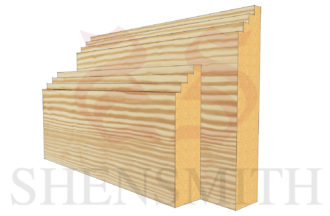 mini steps profile Pine Skirting Board