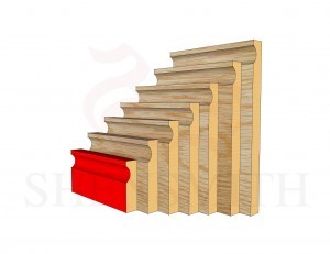 modern 68mm Oak Skirting Board