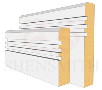 Modern 2 Profile Skirting Board