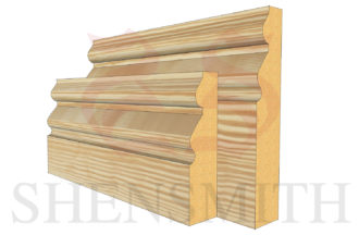 norfolk profile Pine Skirting Board