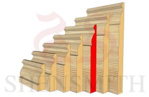 ogee 168mm Pine Skirting Board