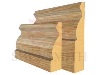 ogee Oak Skirting Board