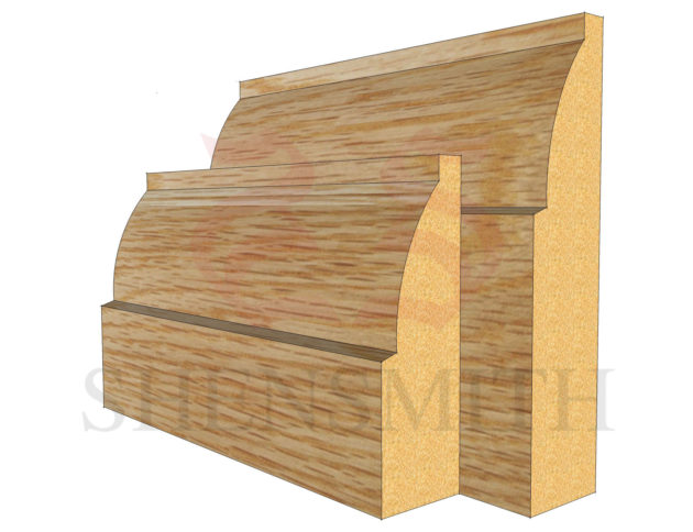 ovolo Oak Skirting Board