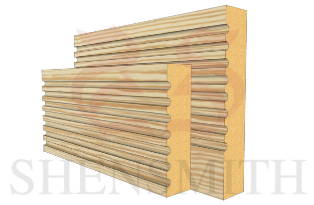 panel profile Pine Skirting Board