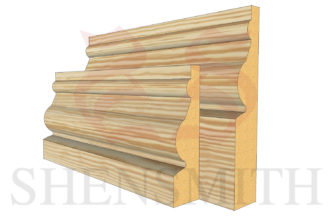 ward profile Pine Skirting Board