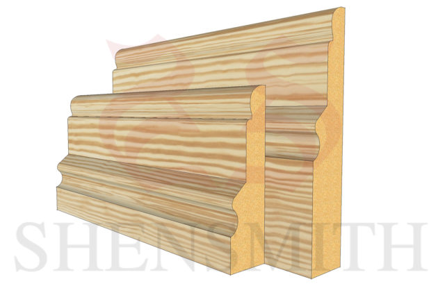 warwick profile Pine Skirting Board