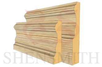 windsor profile Pine Skirting Board