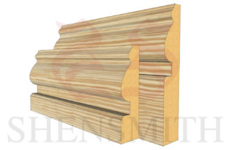 worcester profile PINE skirting board