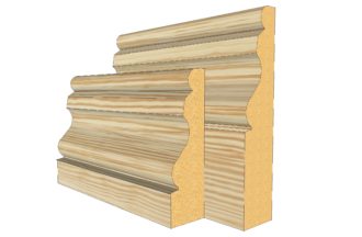 Ogee 2 Pine Skirting Board thumb