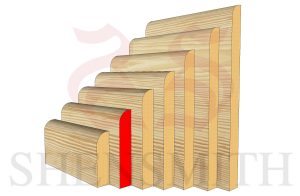 bullnose 94mm Pine Skirting Board