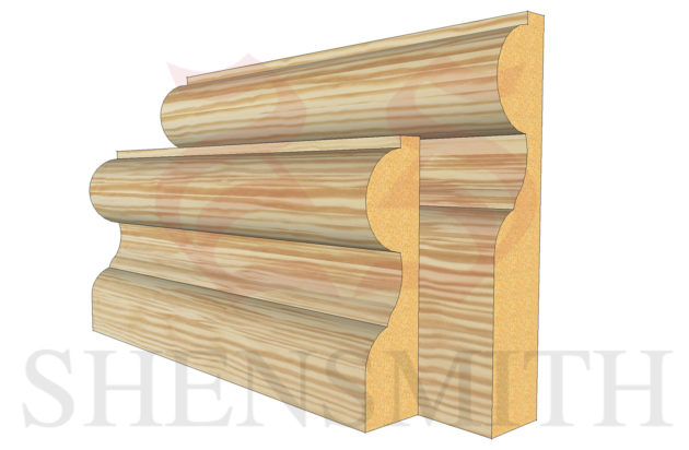 elegance profile Pine Skirting Board