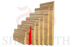 ogee 3 Oak Skirting Board 94mm