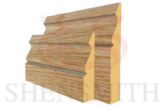 ogee 3 Oak Skirting Board thumb