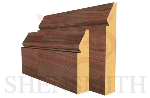 1898 Walnut Skirting Board