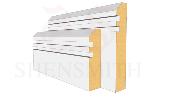 45 Rebated 2 Beech Skirting Board